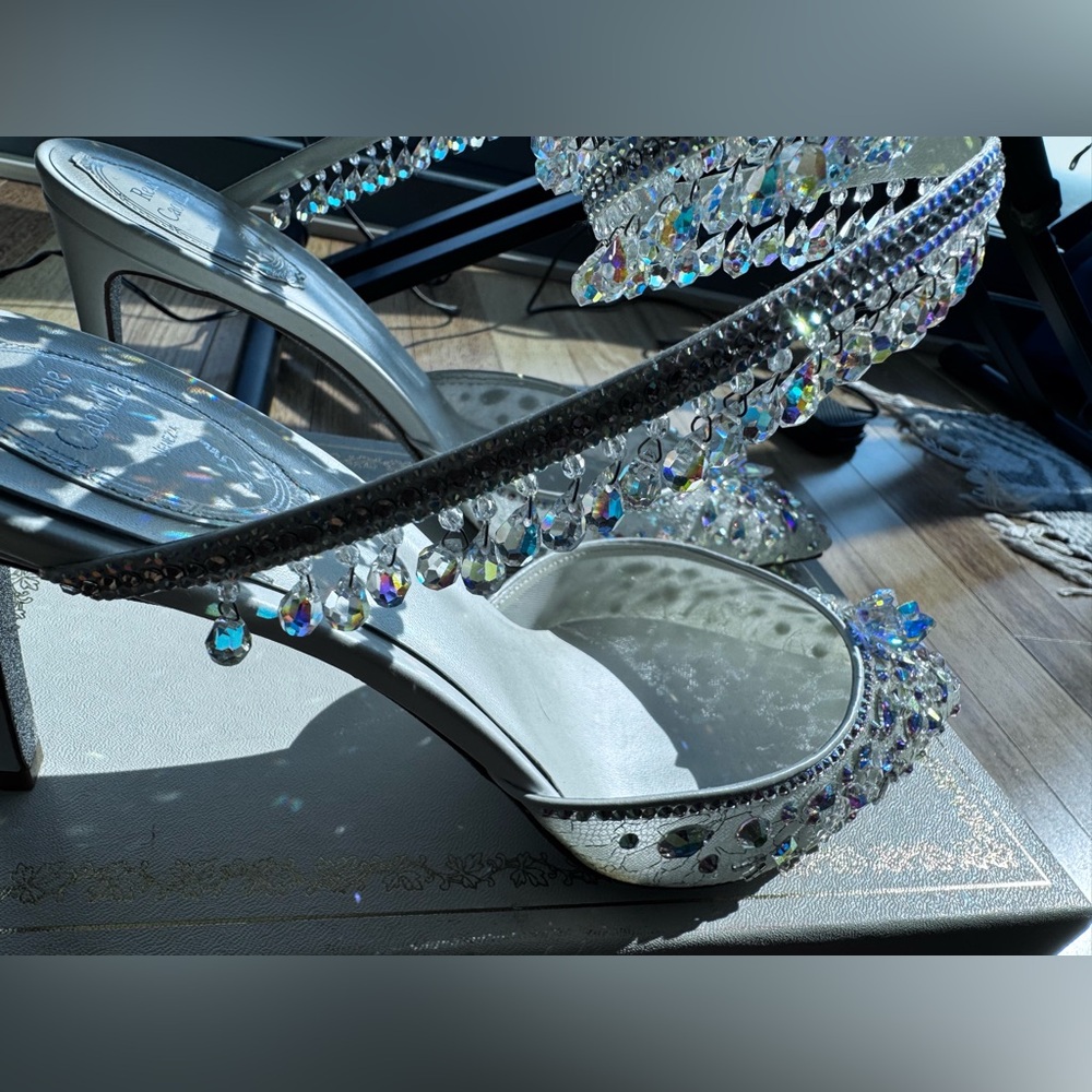 Rene Caovilla Cleo Chandelier Crystal Pumps - Picture 17 of 17